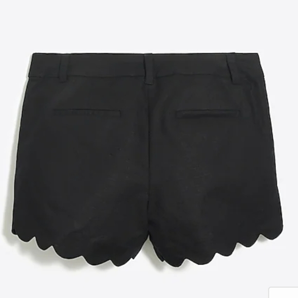 J Crew linen-cotton scalloped hem short L2142 - Picture 4 of 5